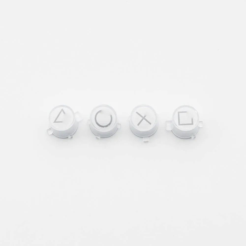 단추 크로스 젤리 크리스탈 클리어 단추 교체 액세서리, PS5 컨트롤러 방향 기능 키 단추