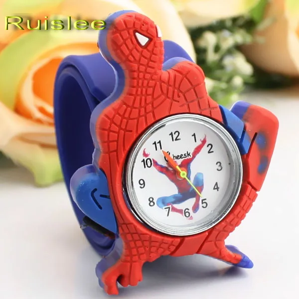 2022 Cartoon Watches Fashion Children Boys Students Sports Silicone Analog Wristwatch