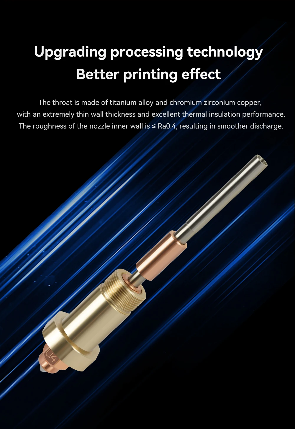 Für Creality K1C K1 Max Hotend Keramik-Heizblock-Kit 3D-Drucker-Teile Schnellwechsel-Düsen-Kit Hitzebeständiger Hotend – Detail 4