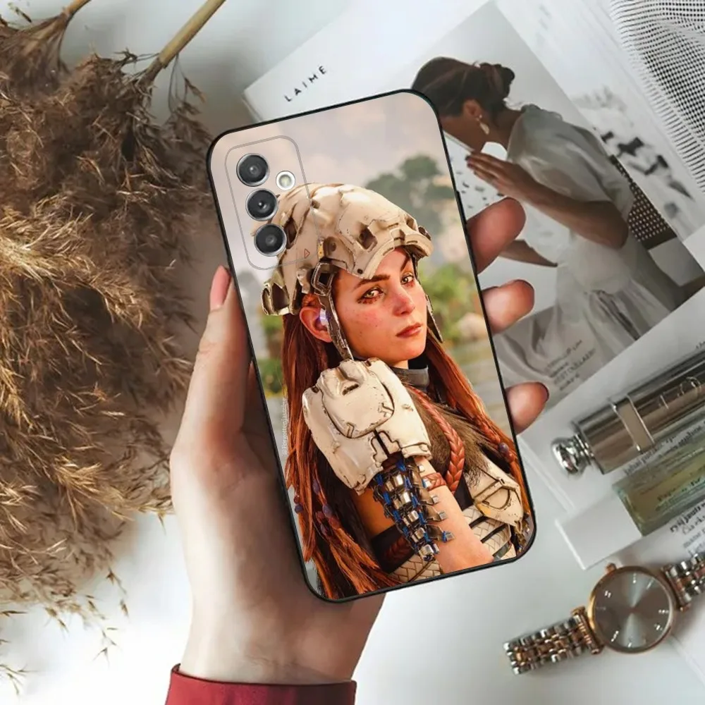 Aloy HFW Game Horizon   Phone Case For Samsung Galaxy A20,A21s,A22,A31,A32,A52,A53,A72,73,A80,A91 Soft Black Phone Cover