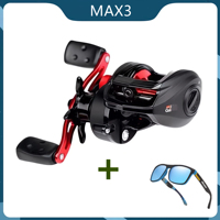 Max3 Right Left Hand Bait Casting Fishing Reel 8BB 7.1:1 207g Drum Trolling Baitcasting Reel