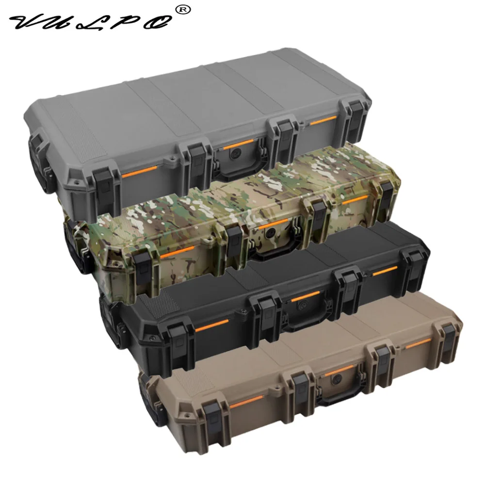 VULPO Outdoor Moistureproof Dustproof Electronic Equipment Instrument 1m Roller Safety Box EVA Sponge Padded Hunting Rifle Case