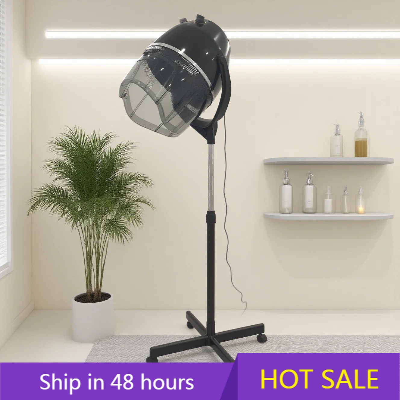 

YTYIN Portable Hood Hair Dryer with Adjustable Stand Durable Salon Equipment Factory Price Hair Styling Tool for Wholesale