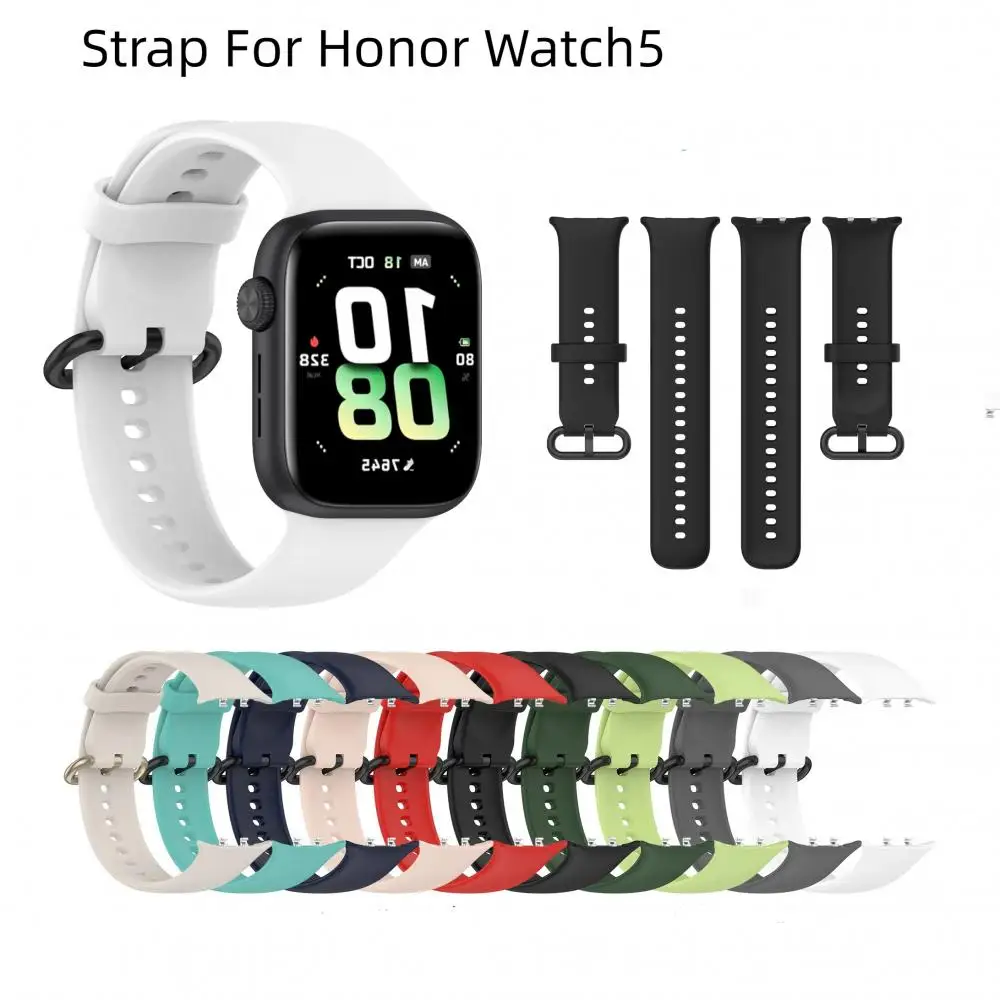 

Compatible with Huawei Honor Watch 5 silicone strap Honor Watch 5 sports wristband replacement strap Honor Watch 5