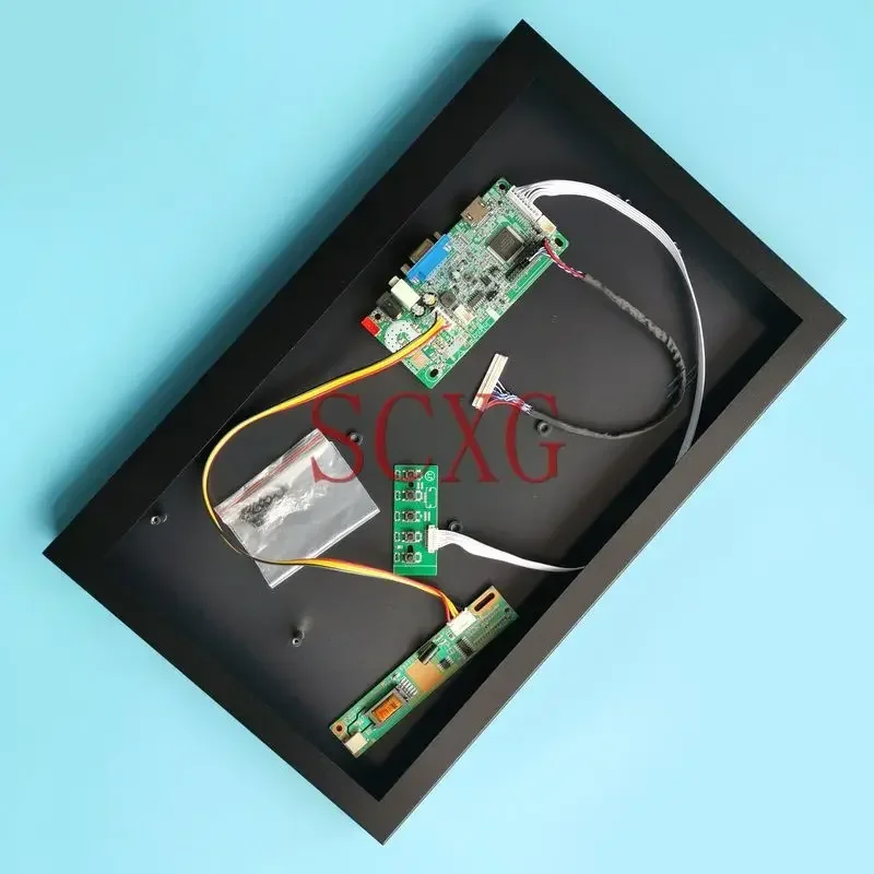 

Fit LTN160AT01 LTN160AT02 1366*768 16" 1CCFL Backlight LCD Monitor 30-Pin LVDS DIY Kit Metal Case+58C Drive Controller Board