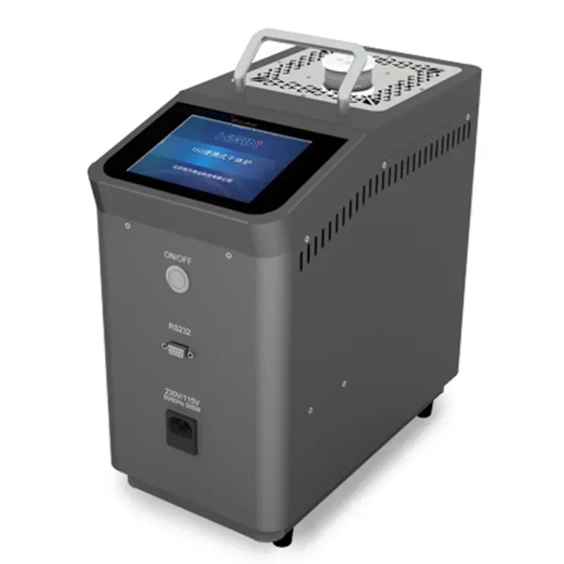 Dry Block Calibrator Temperature Calibrator Digital Thermometer Container Bath High Precision Temperature Furnace Calibrator