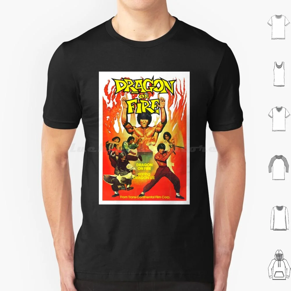 Camiseta Dragon On Fire, talla grande, 100% algodón, Hiphop, Rap, portada de álbum, Hip Hop, Masta Killa, Gza, clásico de los años 90