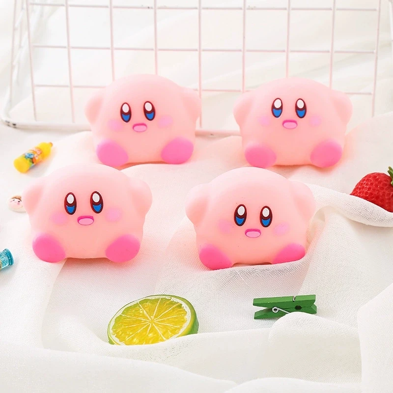 Jouets sensoriels Kirby Anime Relax Squishy, balles anti-stress, jouets sensoriels pour l'autisme, jouets anti-anxiété, jouets Fidget, balles d'eau de maltose, cadeaux en gros