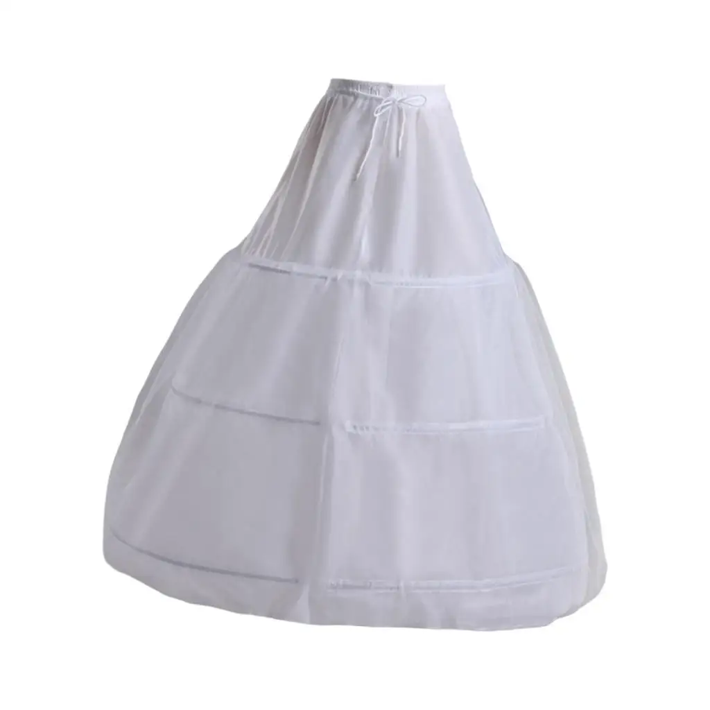 Women's Layered Tulle Petticoat Hoopless Petticoats Lolita Elastic Waist Underskirt Crinoline Slip for Ball Gown