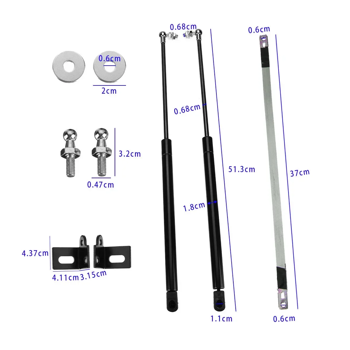 Front Engine Hood Shock Lift Support Struts Bar Arm Hydraulic Gas Spring For Mazda 6 Atenza 2014 2016 2017 2018 Car Accessories