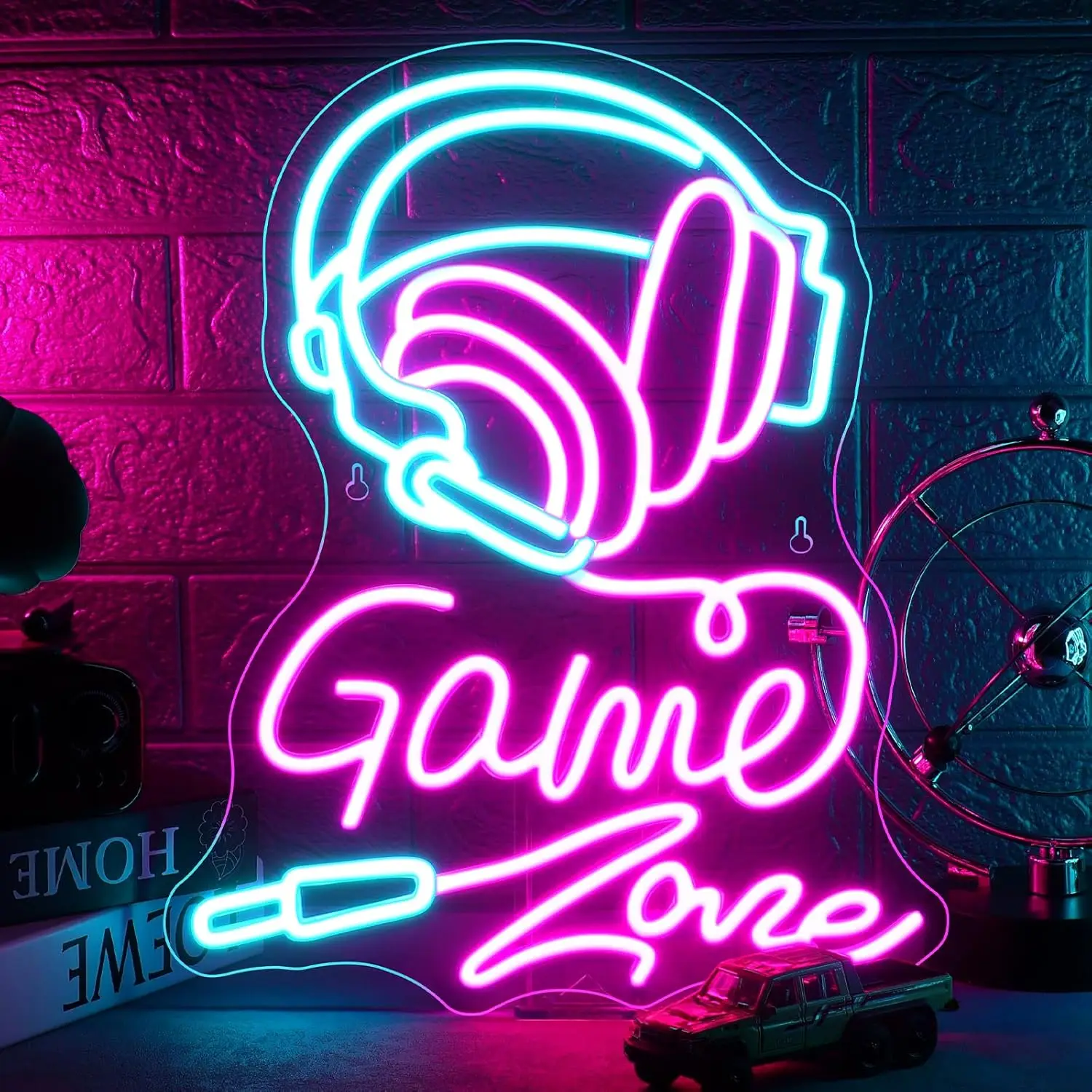 

Неоновая вывеска Gameneon для декора стен, игровой светильник с питанием от USB для спальни, человеческой пещеры, бара и игровой комнаты, уникальный подарок геймера