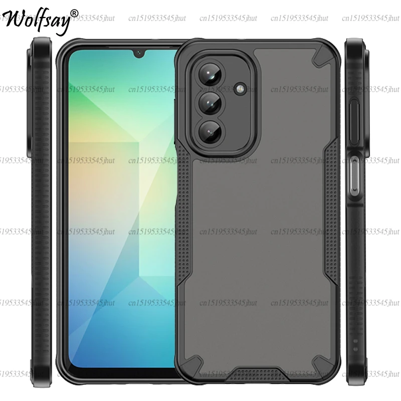 Translucent Matte Armor Case For Samsung Galaxy A18 4G Matte PC Full Back Case For Samsung A18 4G Cover For Samsung A18 4G Case