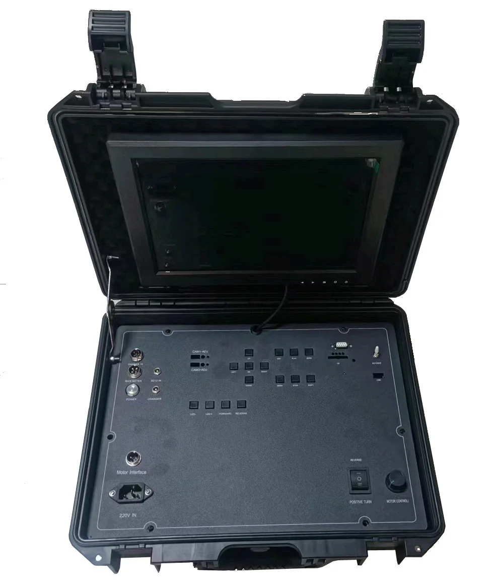 High Resolution Dual Camera 360 Rotation 55mm/73mm CCD Night Vision H.264 Easy Adjust 200m Groundwater SD Card 1 Year