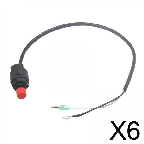 

Outboard Motor Kill Switch Plastic Emergency Stop Button Marine Accessory for Boat Electric Motor Safety