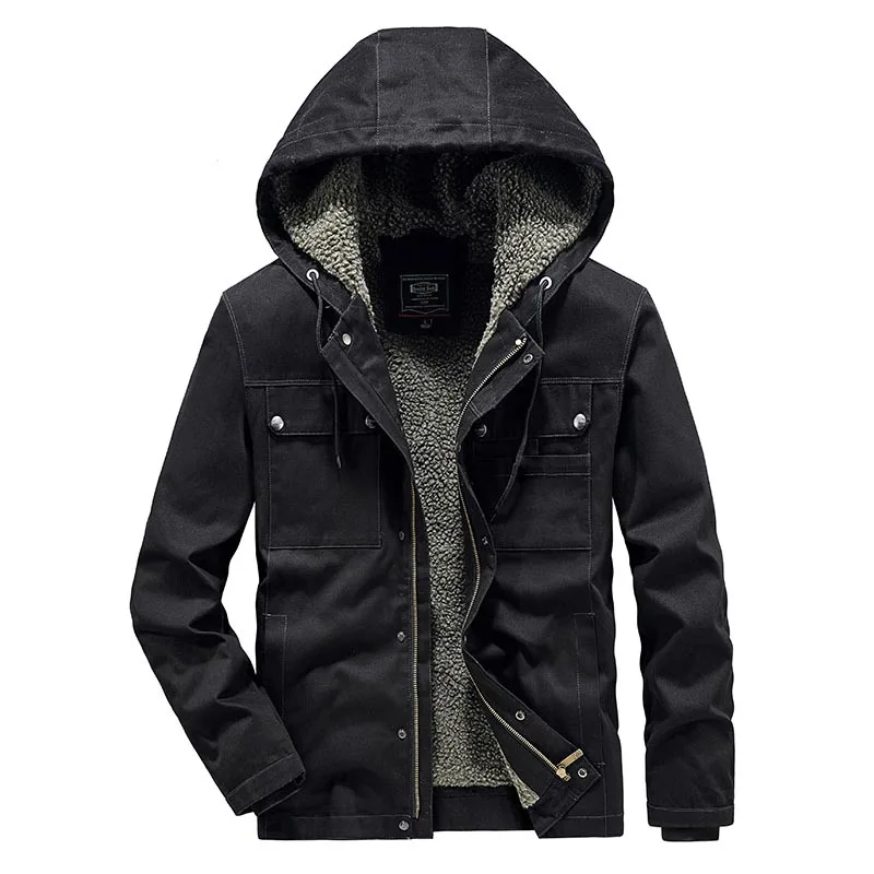 Male Winter Coat Baseball Jacket Man Army Top Golf Jackets Cold Bomber Heavy Oversize Outdoor Mountaineering Heating