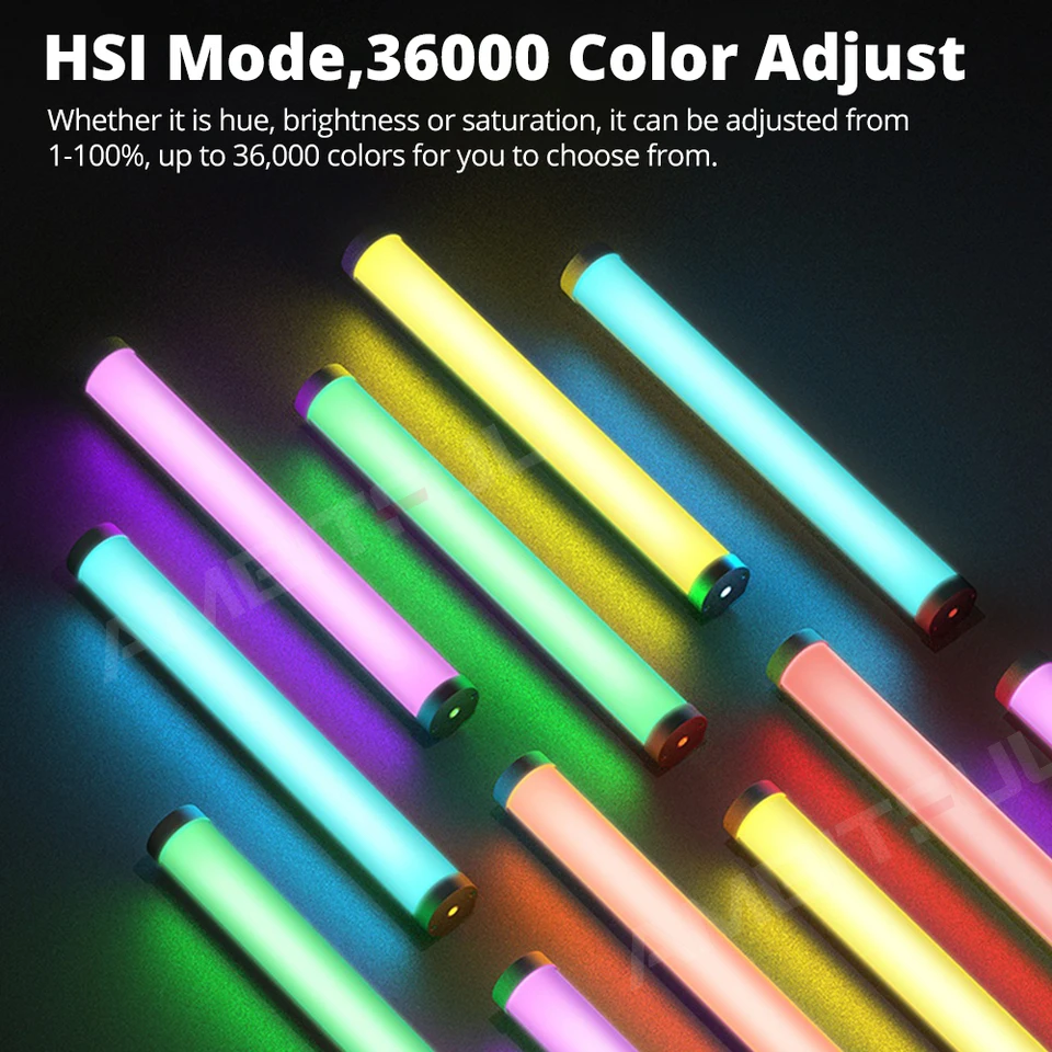 SIDANDE B320S RGB LED Video Stick Tube Light 2500K-9900K Mini Stick Photography Lighting for Photography Studio