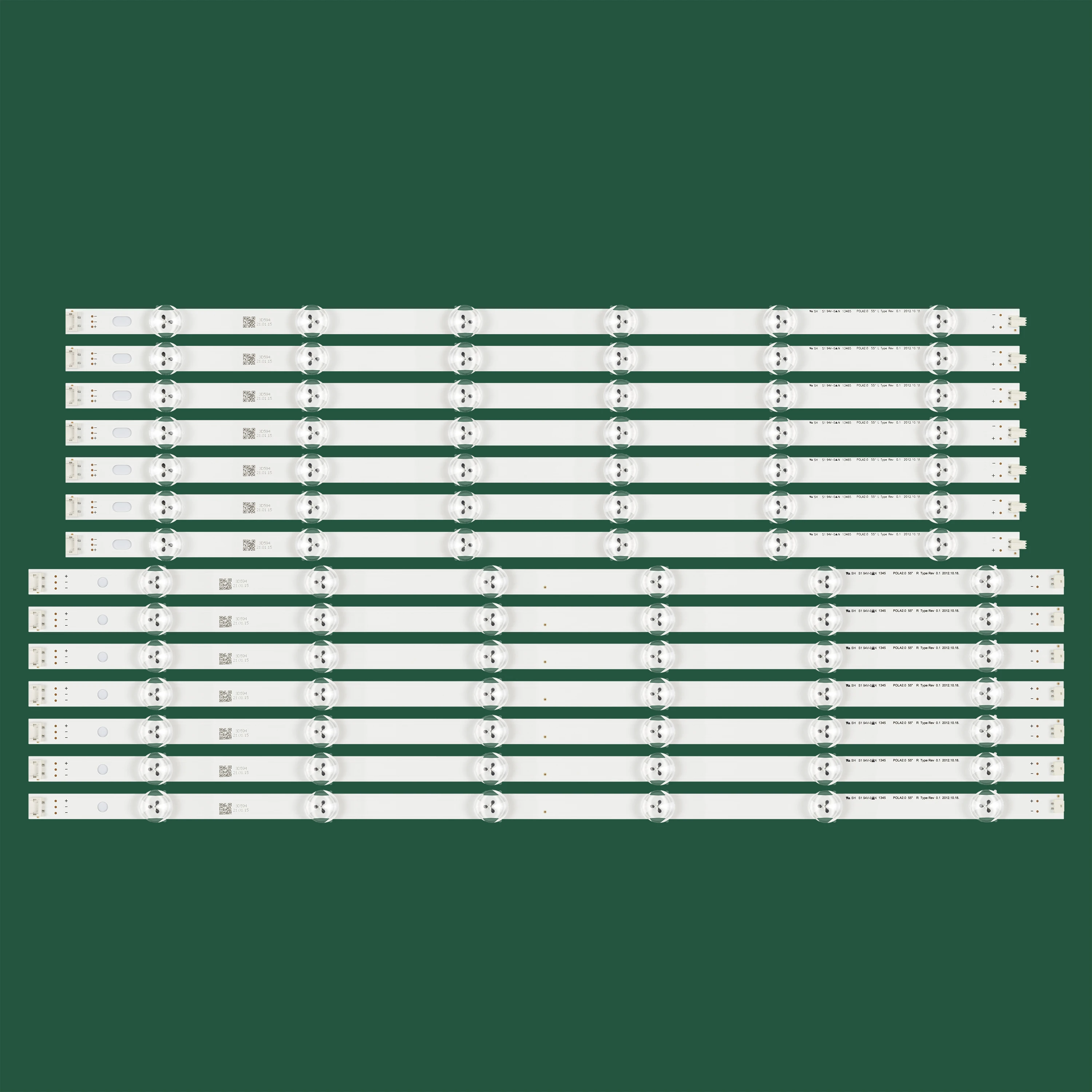 LED Backlight Strip for INNOTEK POLA2.0 55' 55LA620S 55LN5200-UB 55LN5310 55LN5400-UA 55LN5403 55LN5404 55LN540R 55LN549E-UA