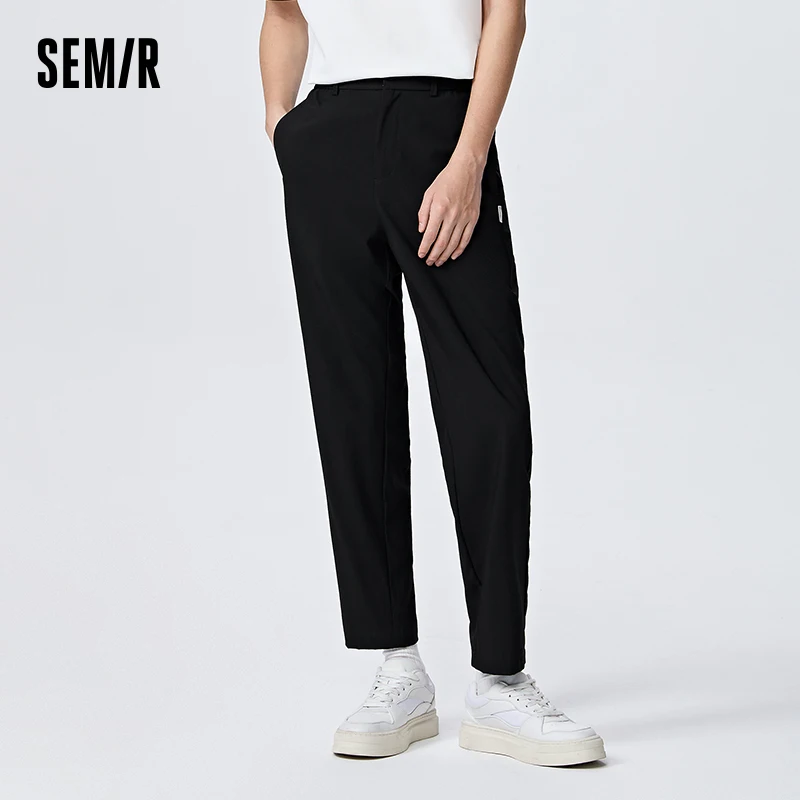 Semir Casual Pants Men Simple Daily Business Style 2023 Summer New Fashion Comfortable Pants Trend