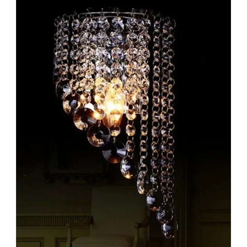 Modern Fashion  Art High Grade Crystal Wall Lamp For Home Bedroom Living Room Decoration Wall Light Hollow Out Luxury Style