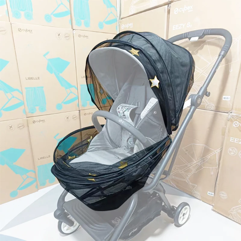 Stroller Mosquito Net For Cybex Mios 2/3 Melio 2/3/Carbon/Pro Priam 2/3/4 Platinum E-Priam Eezy S S+2 /Twist Coya Buggy Carrycot view 3