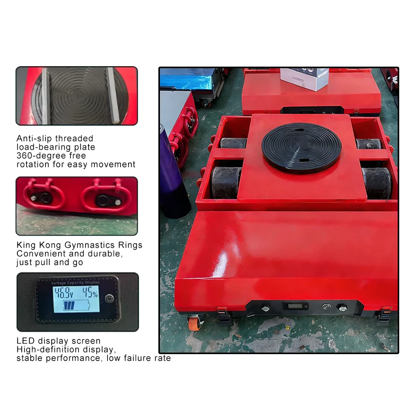 

The New Electric Transport tank Is Used for Logistics Transportation and Installation of Precision Equipment