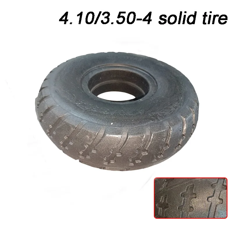 

High Performance 4.10/3.50-4 Solid Tyre 410/ 350-4 Electric Scooter Without Inner Tube Wheel Tire