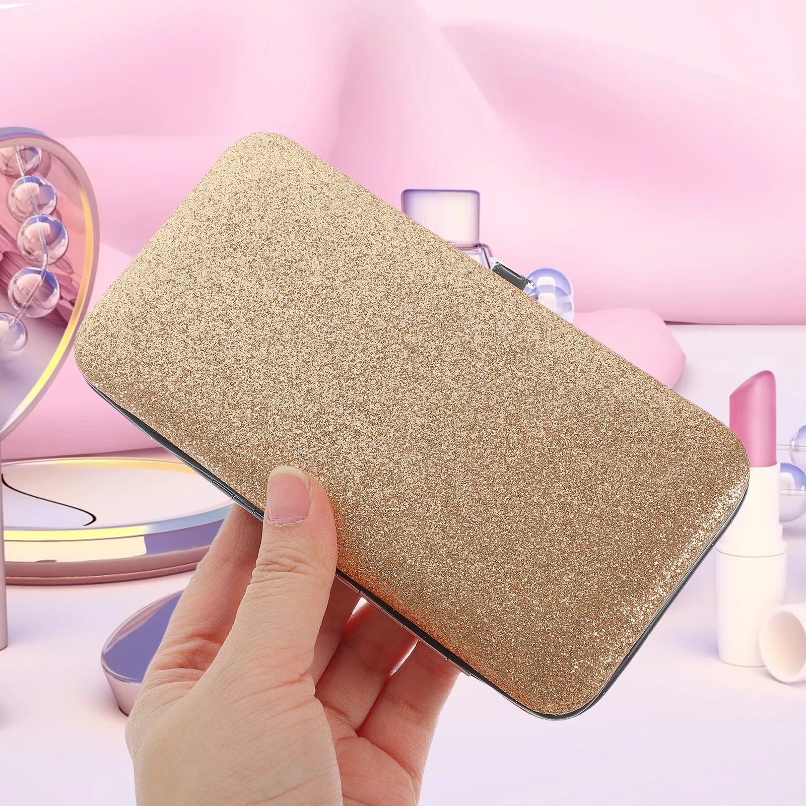 Estuche para pinzas de pestañas, bolsa de almacenamiento vacía de alta calidad para herramientas de pestañas, Estuche de transporte compacto para pinzas de viaje para artistas de extensión