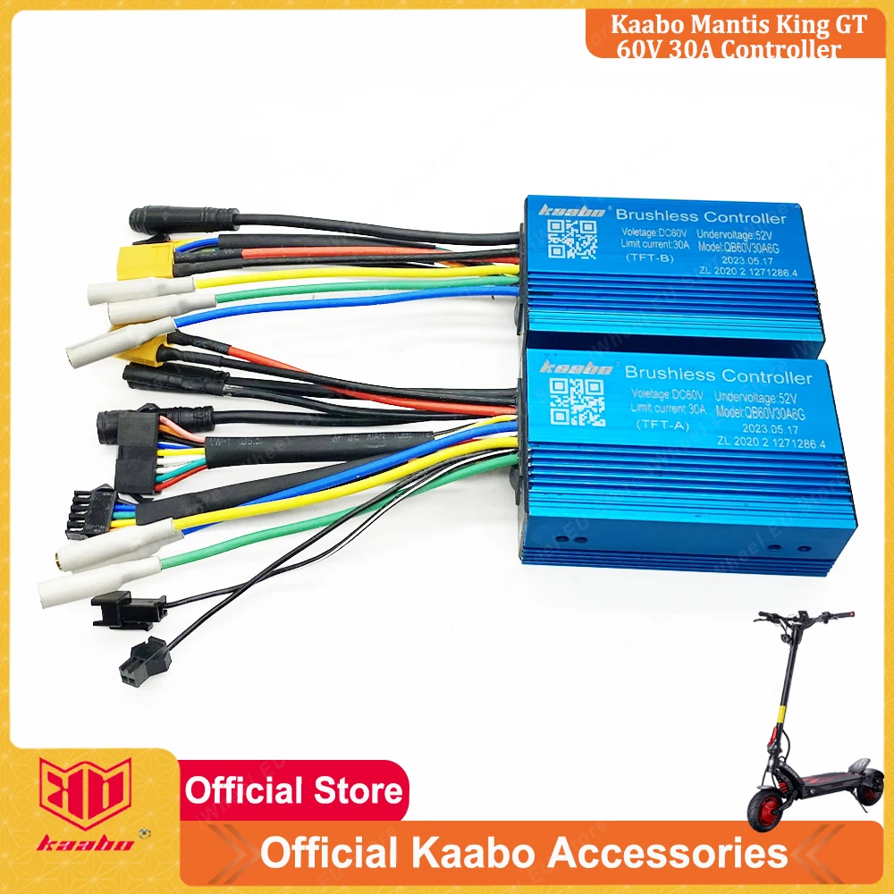 Official Kaabo Mantis King GT Controller Kaabo Mantis King GT 60V 30A Sine Wave Controller for 60V 24Ah 60V 1100W Mantis King GT