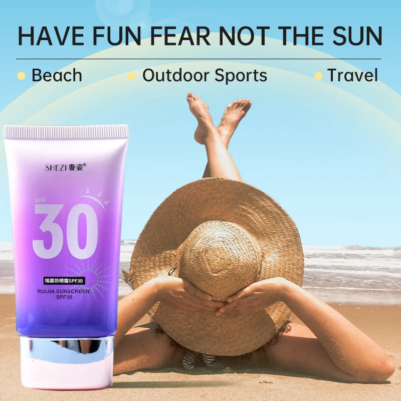 Shezi Sunscreen SPF30 Best Choice Facial Whitening BB Cream Sunblock Skin Protective Cream Anti-Aging Oil-control Moisturizing