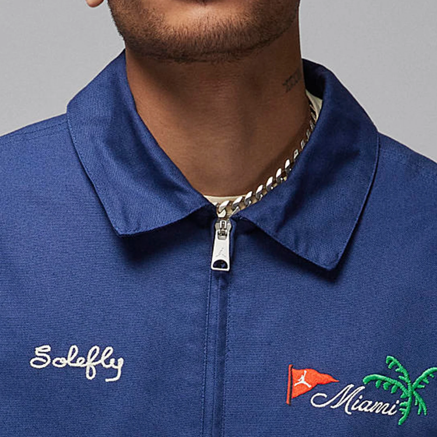 سترة Nike الرسمية الأصلية JORDAN x SoleFly للرجال FQ3805-410