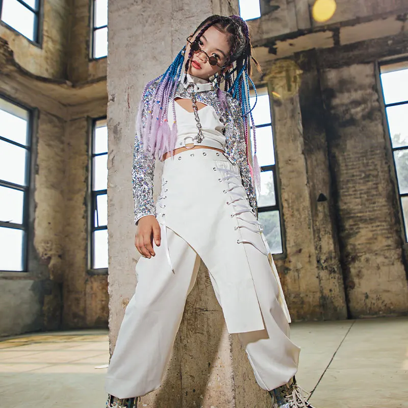 Jazz-Tanzsets für Mädchen, trendige Kleidung, Modelle, Laufstege, Modeshows, Street Dance für Kinder, modische Hip-Hop-Kleidung