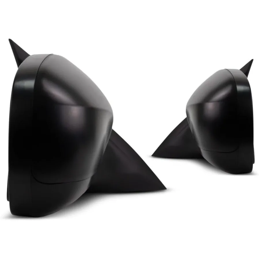 For Subaru Forester 2011 2012 2013 Door Mirror Driver and Passenger Side Pair Power NonHeated Textured Replacement for 91054SC0