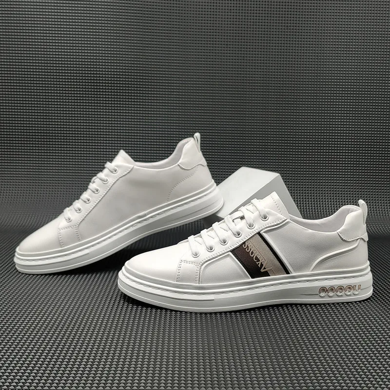 Men's Casual Light Luxury One Foot Lazy Genuine Leather Suede Board Shoes Trendy Versatile Soft Soled Men Shoes Loafers Sneakers
