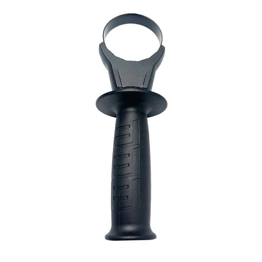 

Auxiliary Holder Electric Hammer Handle 1.5mm Thick Iron Anti-skid Comfortable Grip Plastic Material Black Color