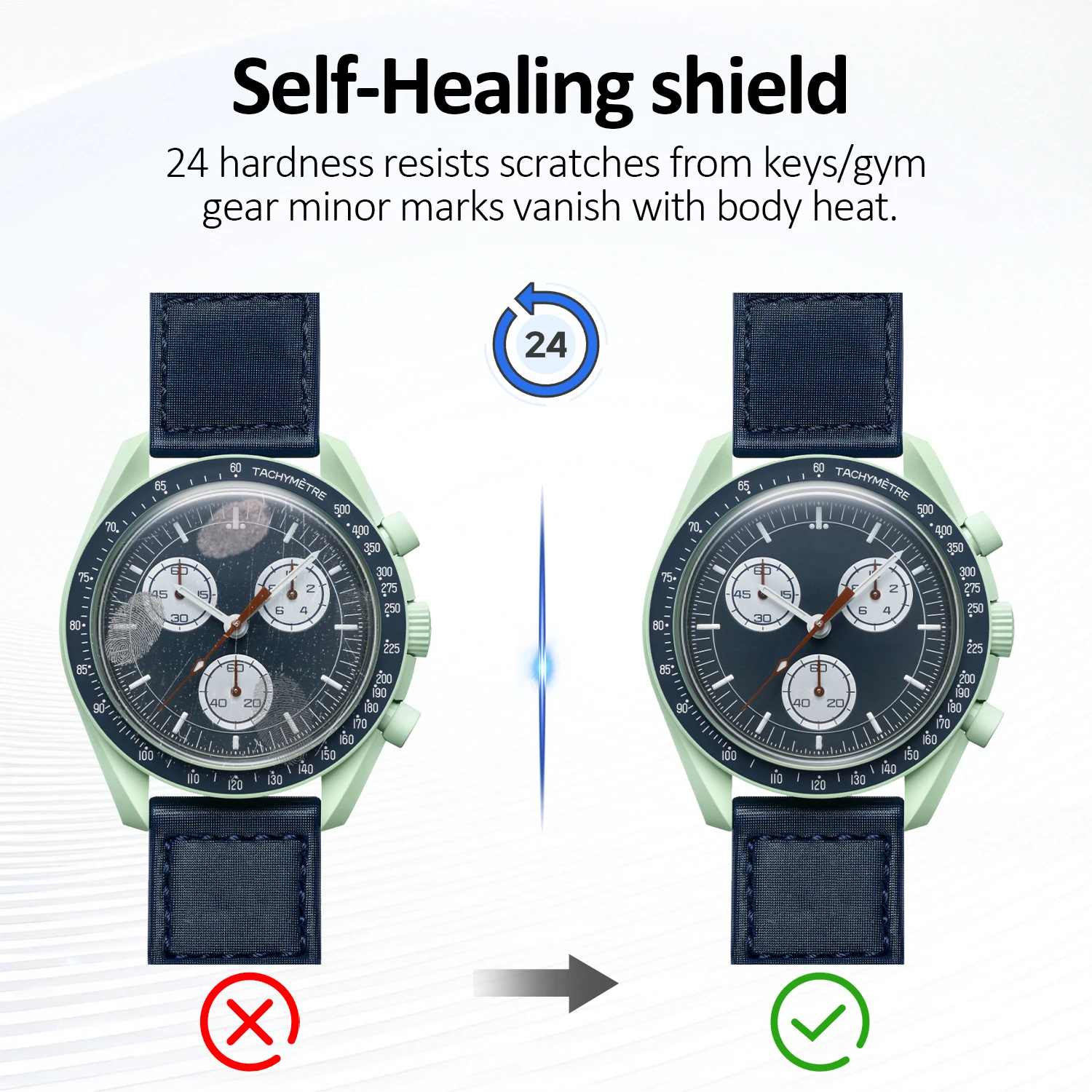 3Pcs Full Coverage Film For Omega Swatch Co Branded Watch Screen Protector For Bioceramic MoonSwatch SO33 Soft TPU Hydrogel Film