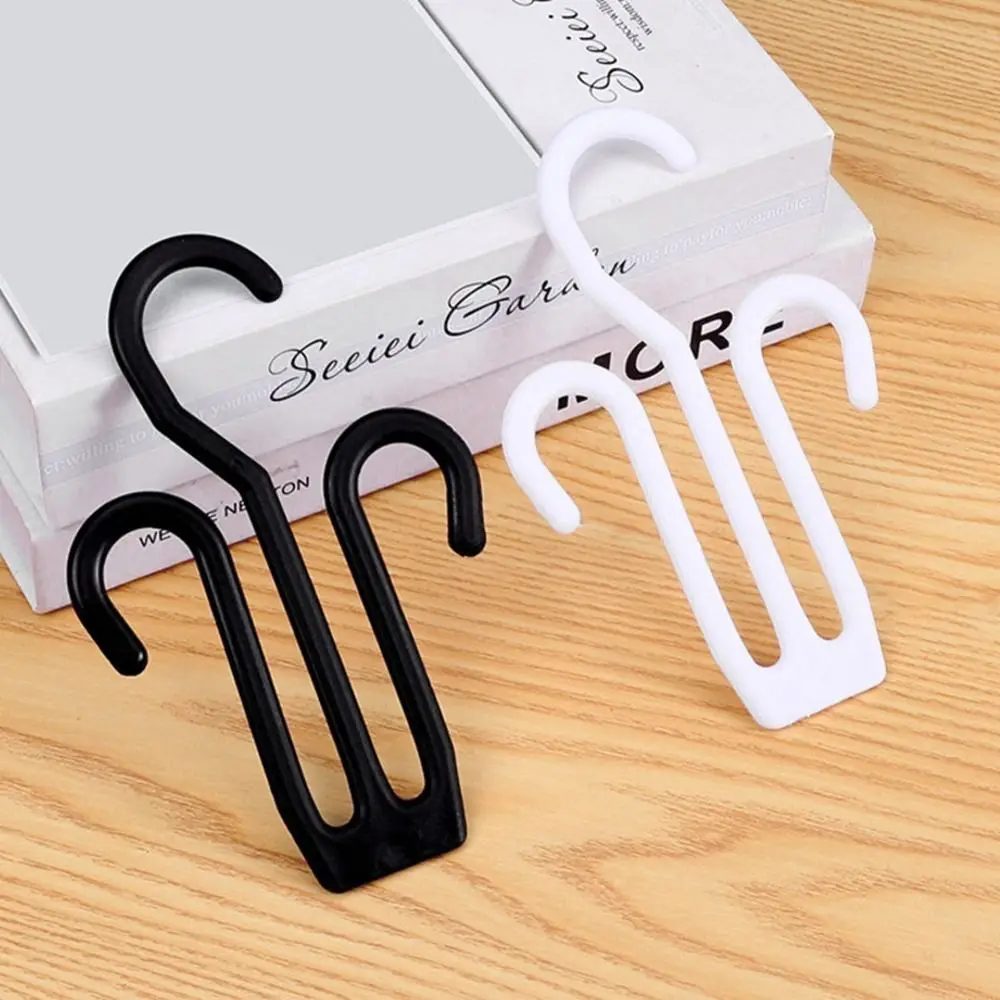 

10 Pcs Practical Plastic Shoes Drying Hooks Lightweight Sturdy Shoe Display Rack Black/White Hanging Shoe Rack for Display