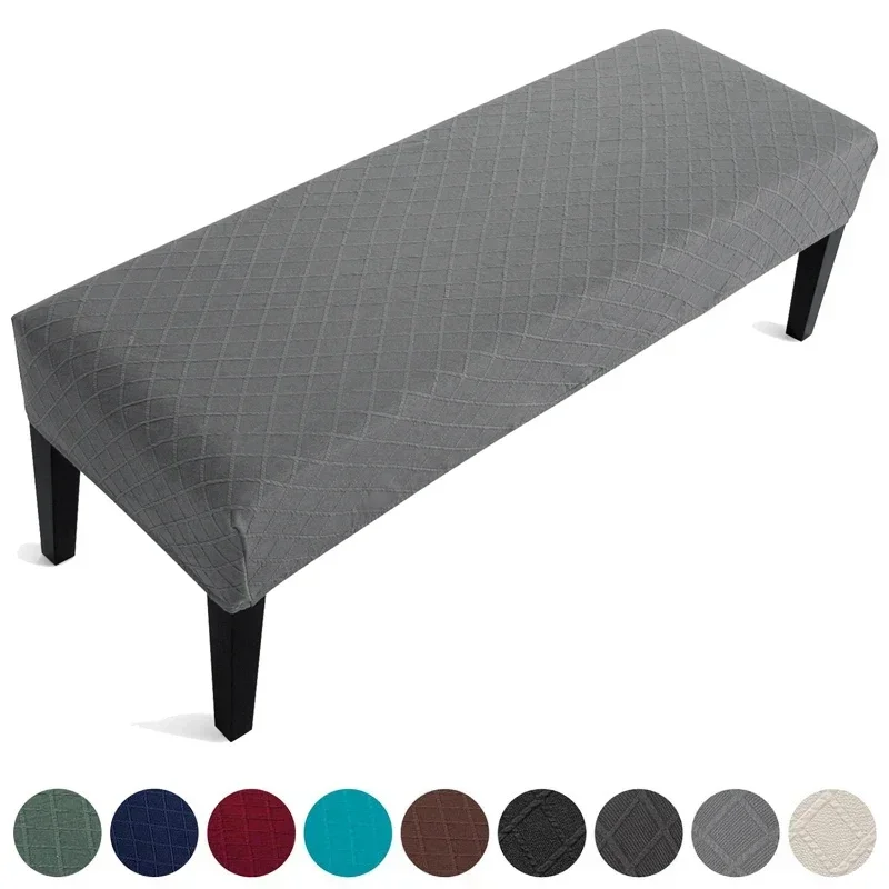 

Chair Bench Covers Stretch Spandex Elastic Slipcover Seat Protector Bench Seat Cushion Slipcover for Living Room Kitchen Bedroom