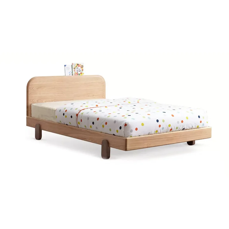 

Oak children's bed Full solid wood bed Boy Girl Princess Youth bedroom Eco-friendly single