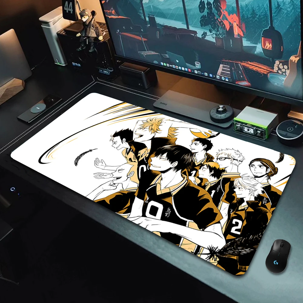 

Mouse Mat Anime Haikyuu Mause Pad Anime Gaming Accessories Large Gamer Cabinet Kawaii Mousepad Xxl Desk Cute Pc Carpet Mats