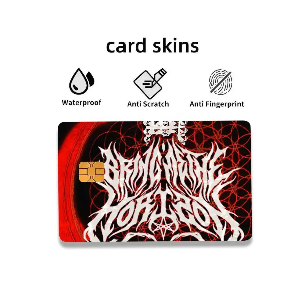 BMTH B-Bring Me the H-Horizon HD Waterproof Card Skins Protective Stickers for Credit Bank Game