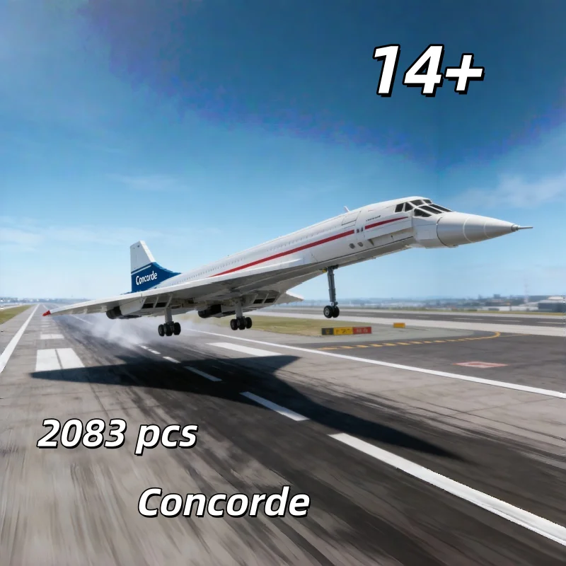 

Новые конструкторы ICONS: Сверхзвуковой коммерческий пассажирский самолет Concorde Airbus 10318, 2803 детали, рождественские подарки