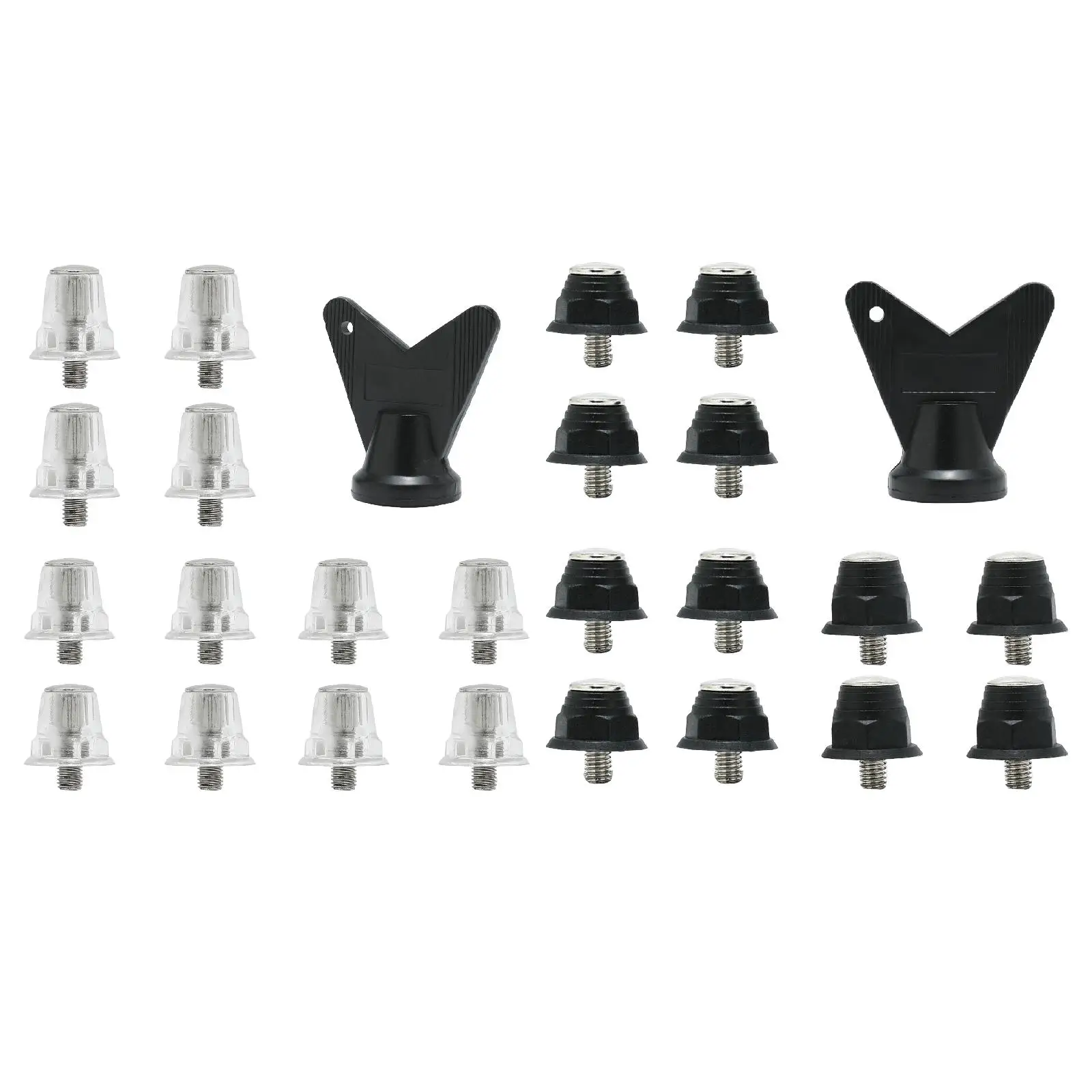 

Nylon Football Shoe Spikes Set M5 Size Boot Studs for Soccer Shoes Firm Ground Cleats Athletic Kids Athletics Track