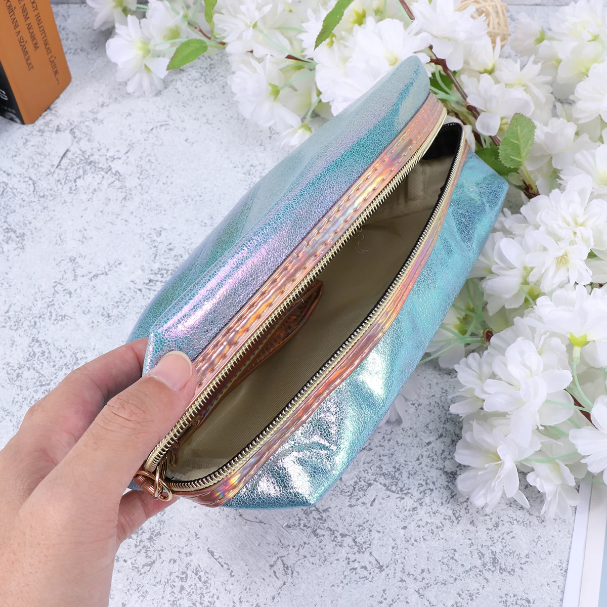 

Portable Makeup Lightweight Travel Outdoor Bag Storage Bag Storage ganizer Mermaid Tail Pattern