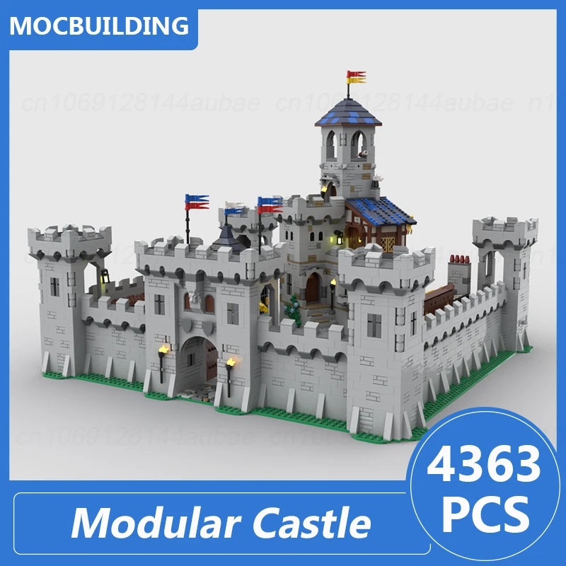 Modular Castle Bundle Model Moc Building Blocks Diy Assemble Bricks Architecture Display Creative Educational Toys Gifts 4363PCS