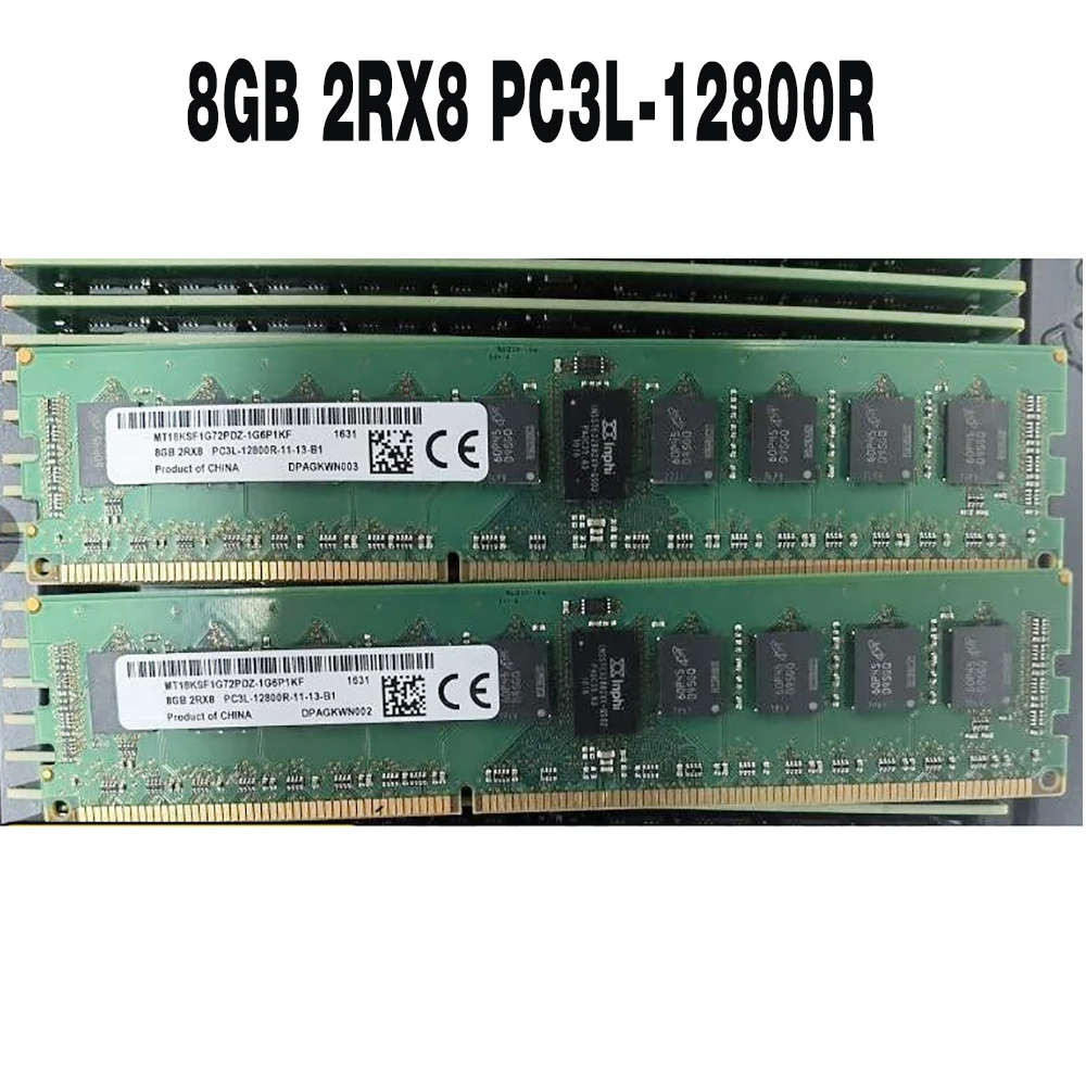 1PCS  MT18KSF1G72PDZ-1G6P1KF For MT RAM 1600 DDR3L REG Server Memory Fast Ship High Quality 8G 8GB 2RX8 PC3L-12800R