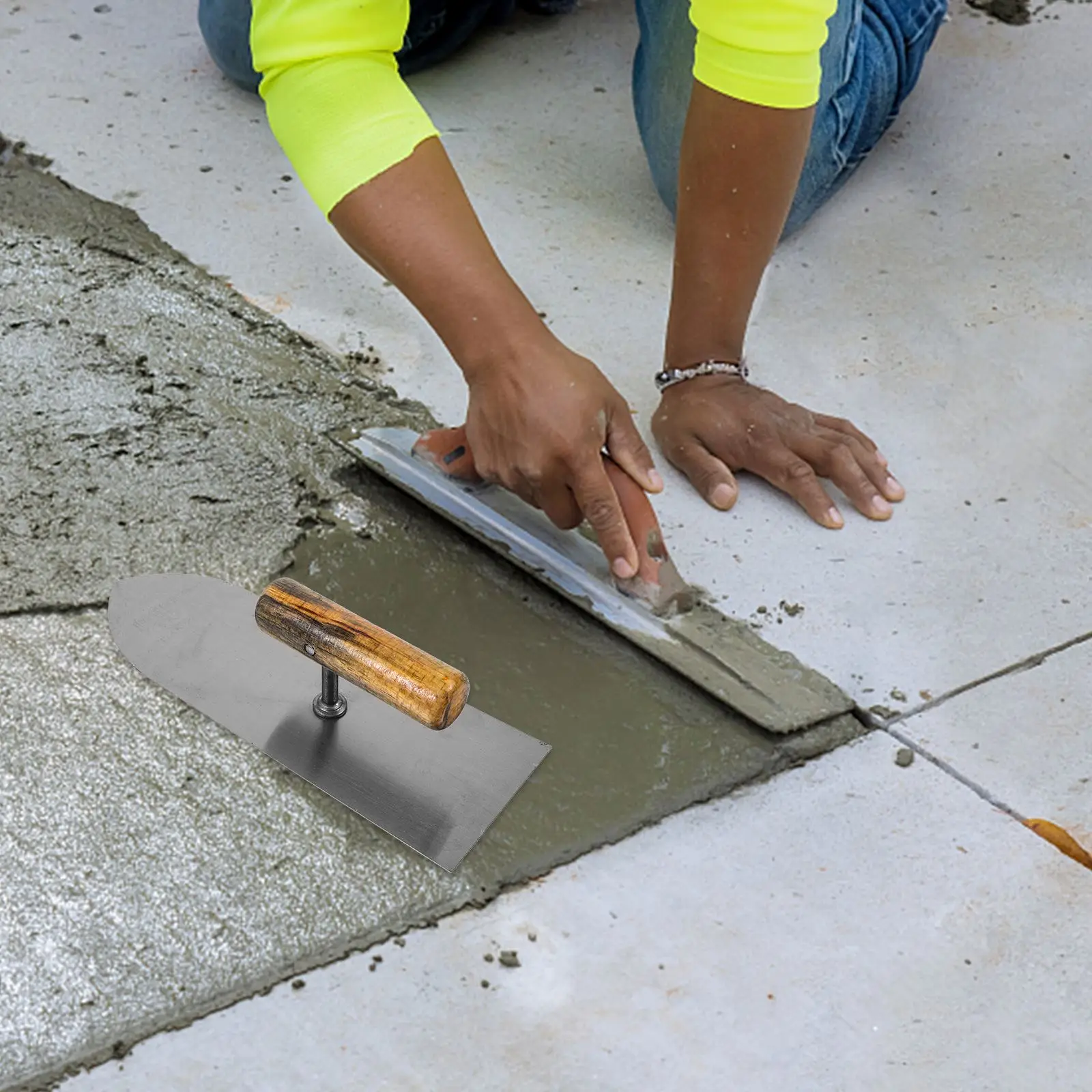 Imagem -02 - Espátula de Concreto Portátil Ferramenta de Acabamento de Concreto Gesso Multiuso Construir Espátula Acessório para Casa