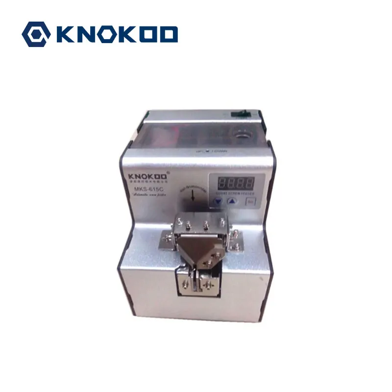 Knokoo Flexibele Automatische Schroef Feeder MKS-615C Met Teller Voor M1-M5 Verstelbare Rail