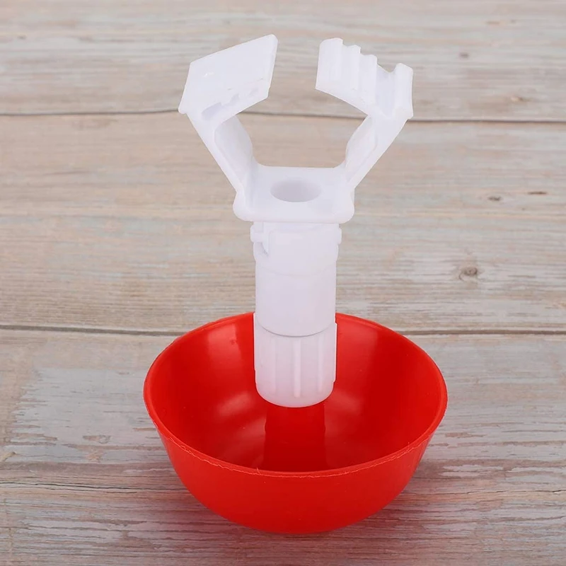 10Pcs Poultry Chicken Drinker Hanging Cups Chick Automatic Waterers Drinking Fountain For Farm Accessories