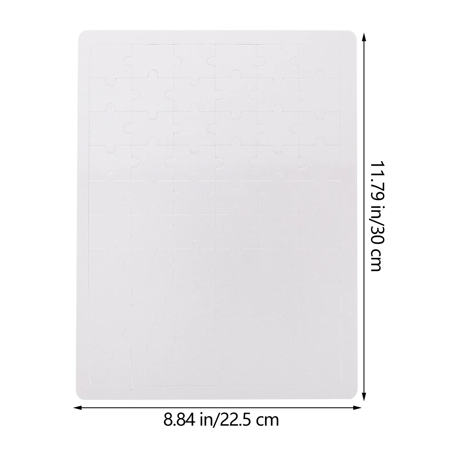 나무 조각 퍼즐 DIY 열전사 블랭크 조각 어린이 교육용 공예 활동 열 퍼즐 게임