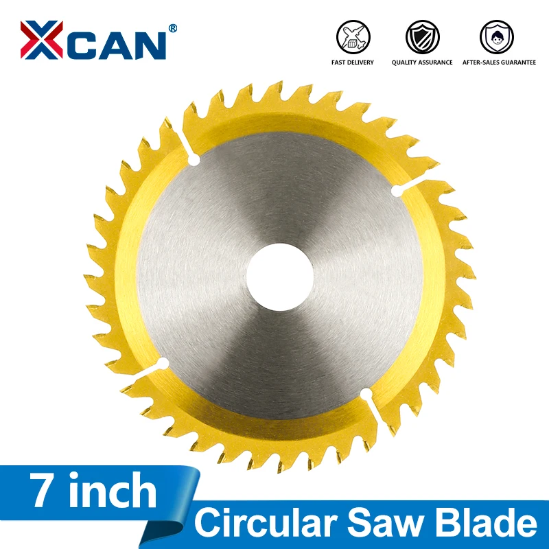 xcan-1-unidade-lamina-de-serra-circular-de-7-polegadas-180mm-40-dentes-disco-de-corte-de-madeira-com-carboneto-lamina-de-serra-tct-revestida-de-titanio-para-marcenaria
